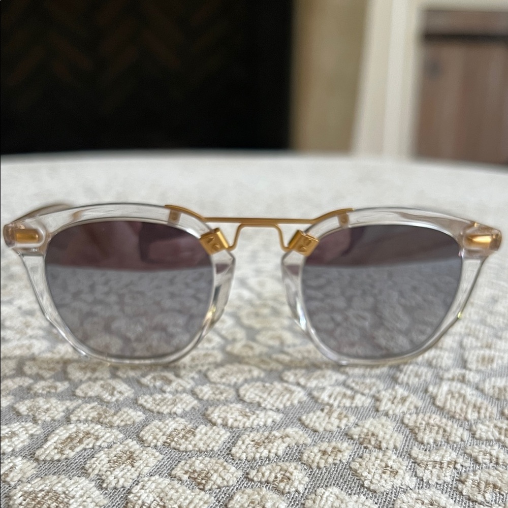 KREWE St. Louis Crystal 24K mirrored Sunglasses